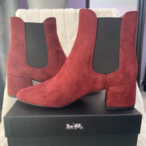 COACH TIA SUEDE BOOTIE - Picture 7 of 11